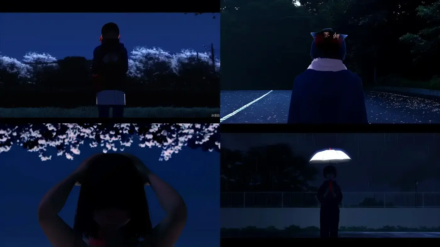 Mysterious and Atmospheric Aesthetic with a Consistent Nighttime Theme - Midjourney sref style