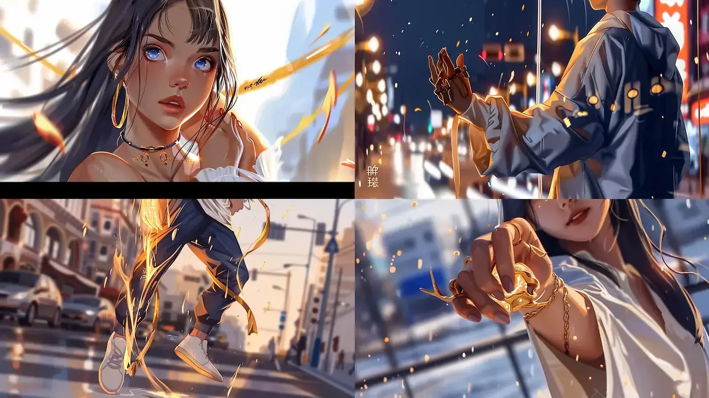 Contemporary Urban Fantasy with Enticing Visual Dynamics - Midjourney sref style