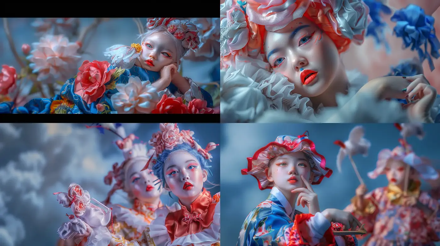 Ethereal Dreamscapes: A Fusion of Florid Elegance and Surreal Serenity - Midjourney sref style