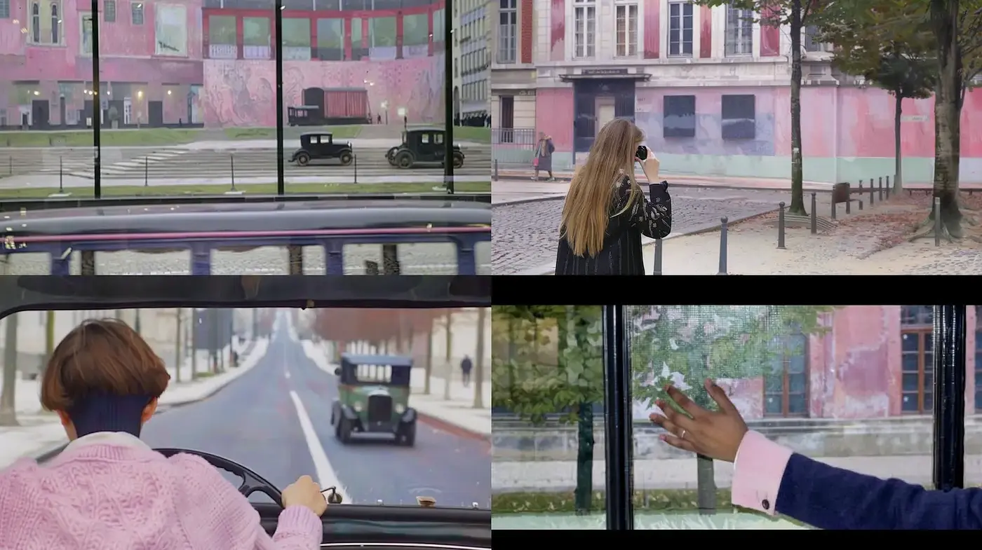 Nostalgic Urban Scenes with a Vintage Aesthetic - Midjourney sref style