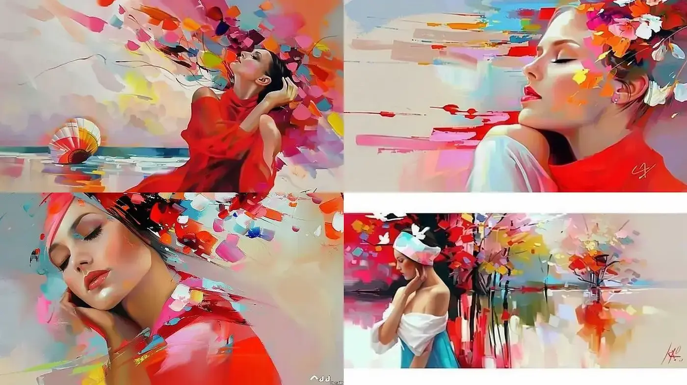 Vibrant and Expressive Imagery with a Soft Touch - Midjourney sref style