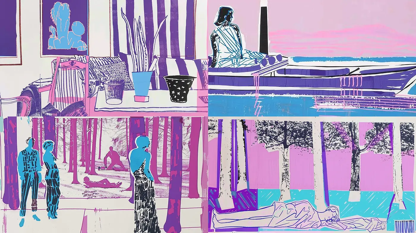 Contemporary Pop Art Fusion with Surreal Overtones - Midjourney sref style