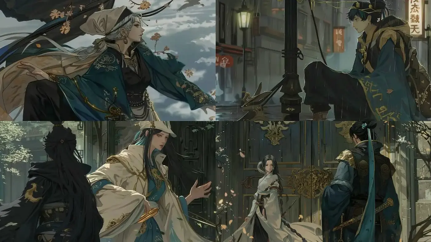 Intricate and Ethereal Narrative with a Rich Cultural Influence - Midjourney sref style