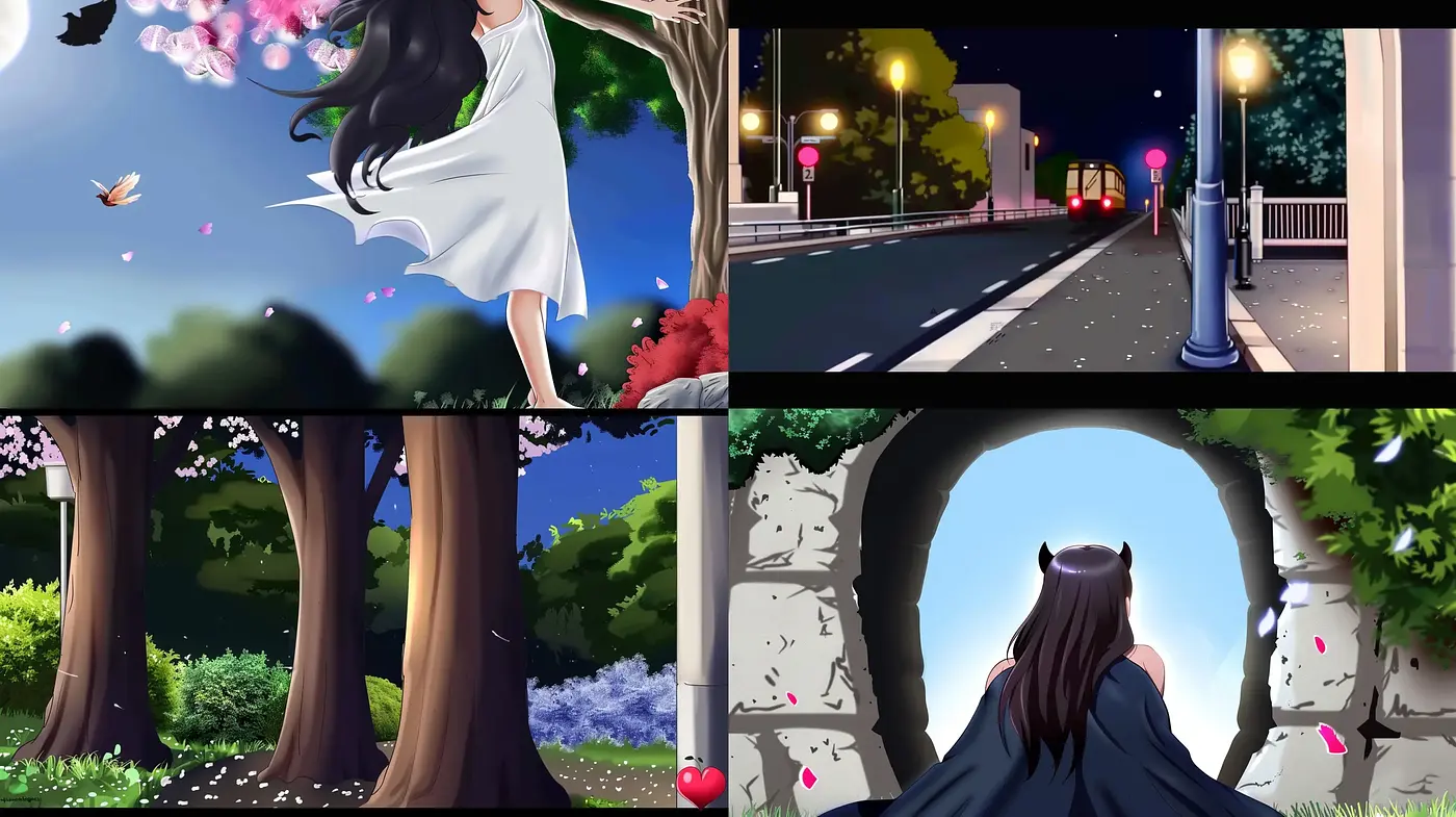 Ethereal Twilight in an Enchanted Anime Dreamscape - Midjourney sref style