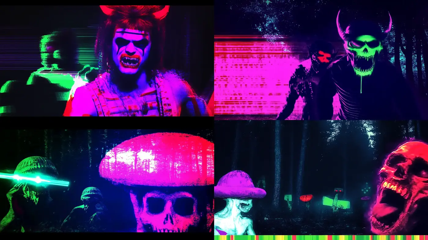 Neon Noir Fusion with Cyberpunk Undertones - Midjourney sref style