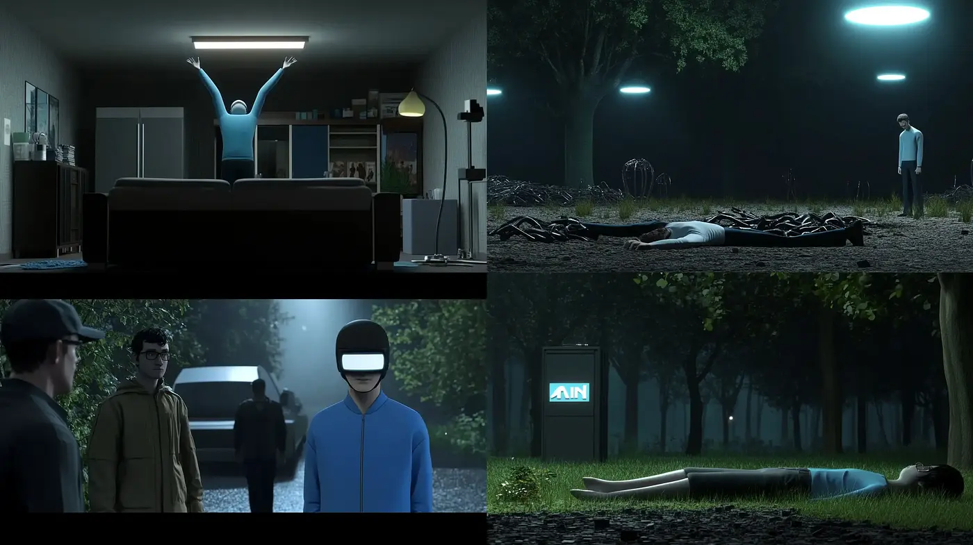 Nocturnal Hues of Mysterious Tones and Cinematic Precision - Midjourney sref style