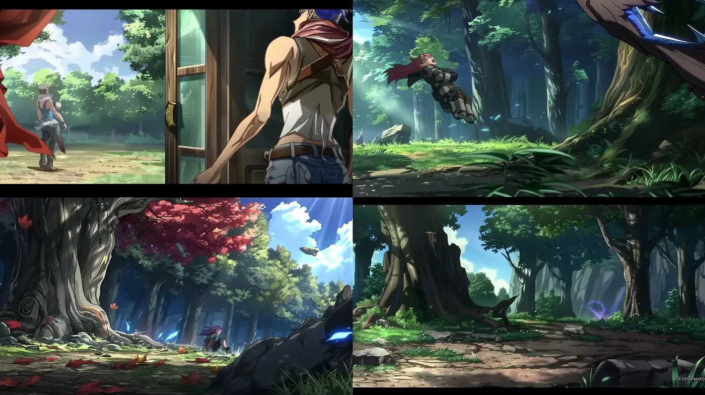 Lush Animated Environments with a Consistent Narrative Ambiance - Midjourney sref style