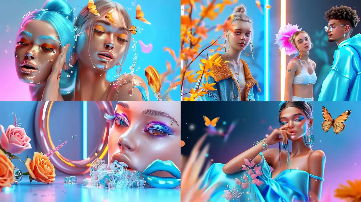 Ethereal Pastel Dreamscapes with Surreal Elegance - Midjourney sref style