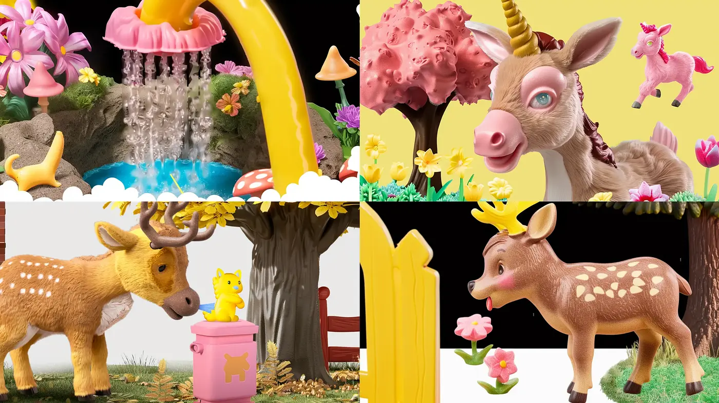 Enchanting Pastel Storybook Fantasy - Midjourney sref style