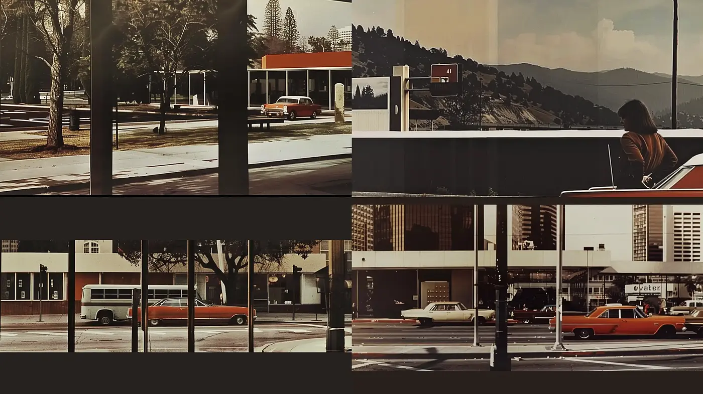 Retro Cinematic Essence with Warm Sepia Overtones - Midjourney sref style