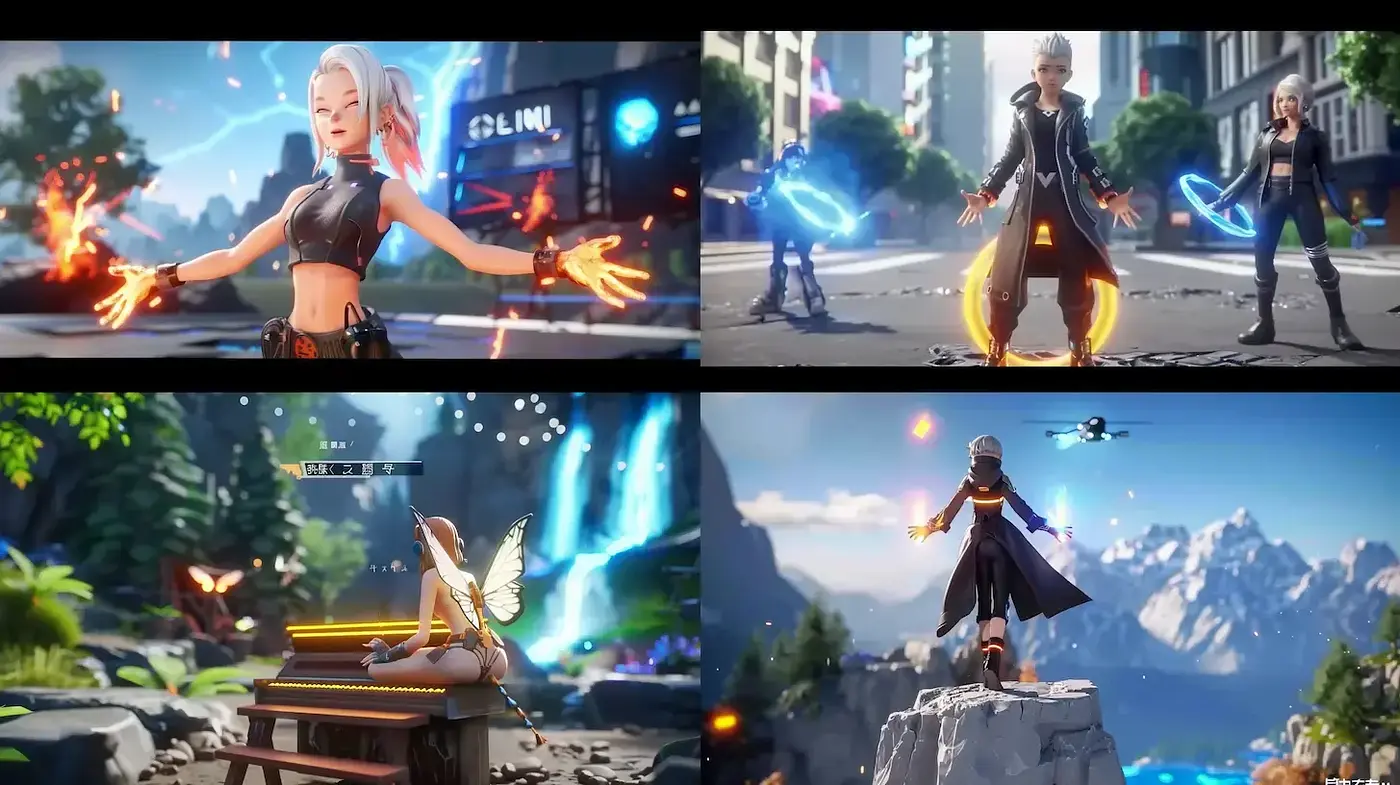 Dynamic and Colorful Stylized Animation with Fantasy Elements - Midjourney sref style