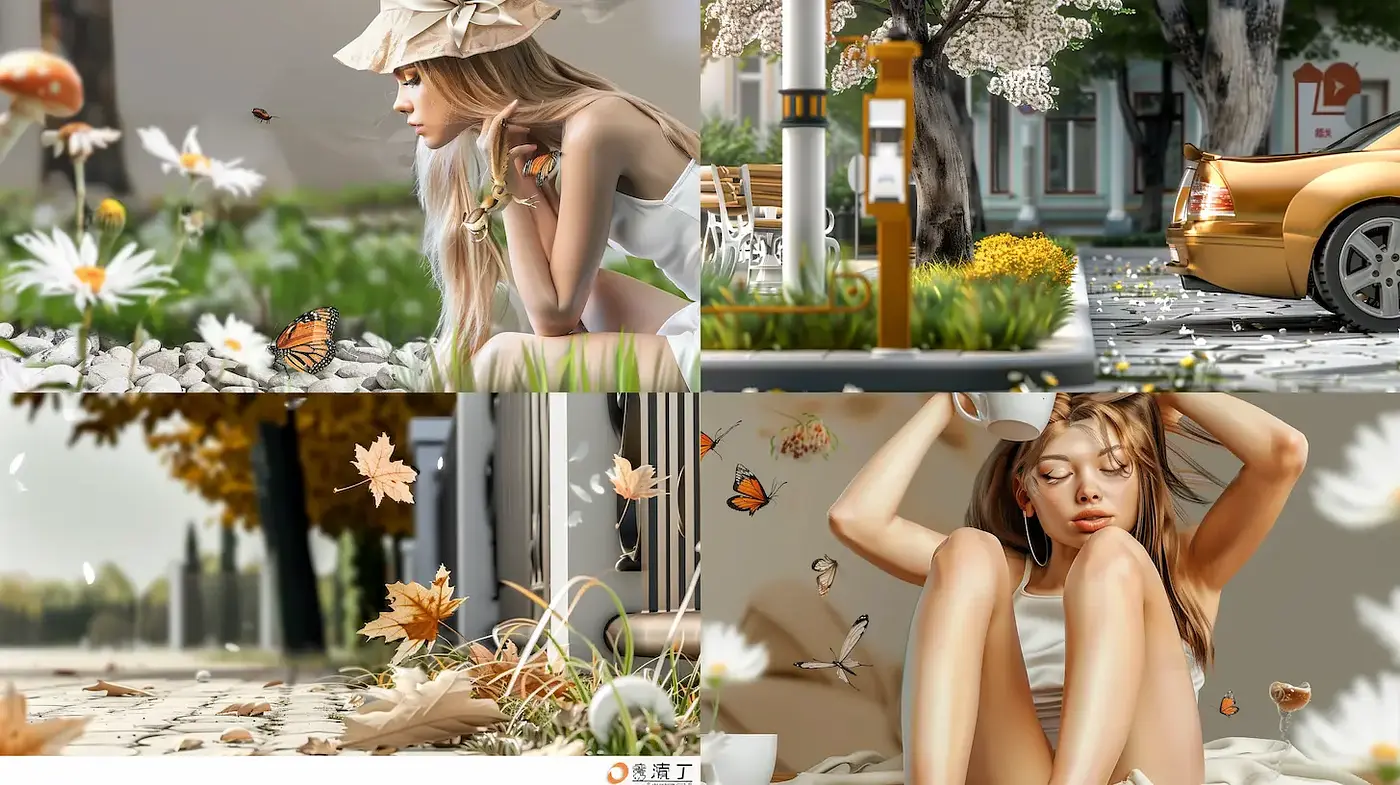 Nature-Inspired Surrealism with a Contemporary Touch - Midjourney sref style