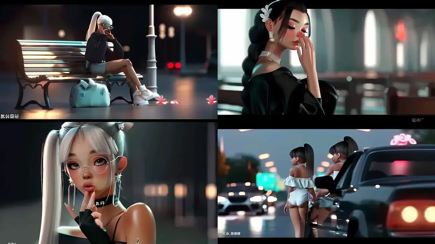 Stylized Contemporary Character Design with Subtle Urban Elements - Midjourney sref style