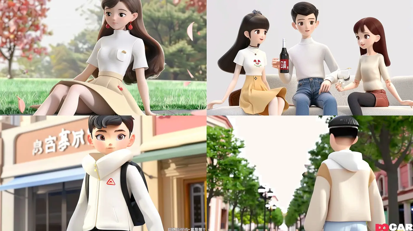 Soft-Hued Modern Anime-Inspired Digital Portraiture - Midjourney sref style