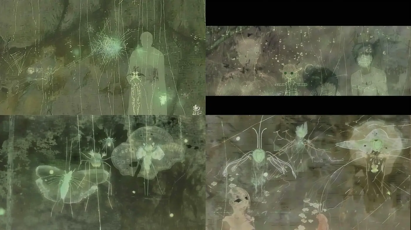 Ethereal Echoes: A Tapestry of Luminescence and Shadow - Midjourney sref style