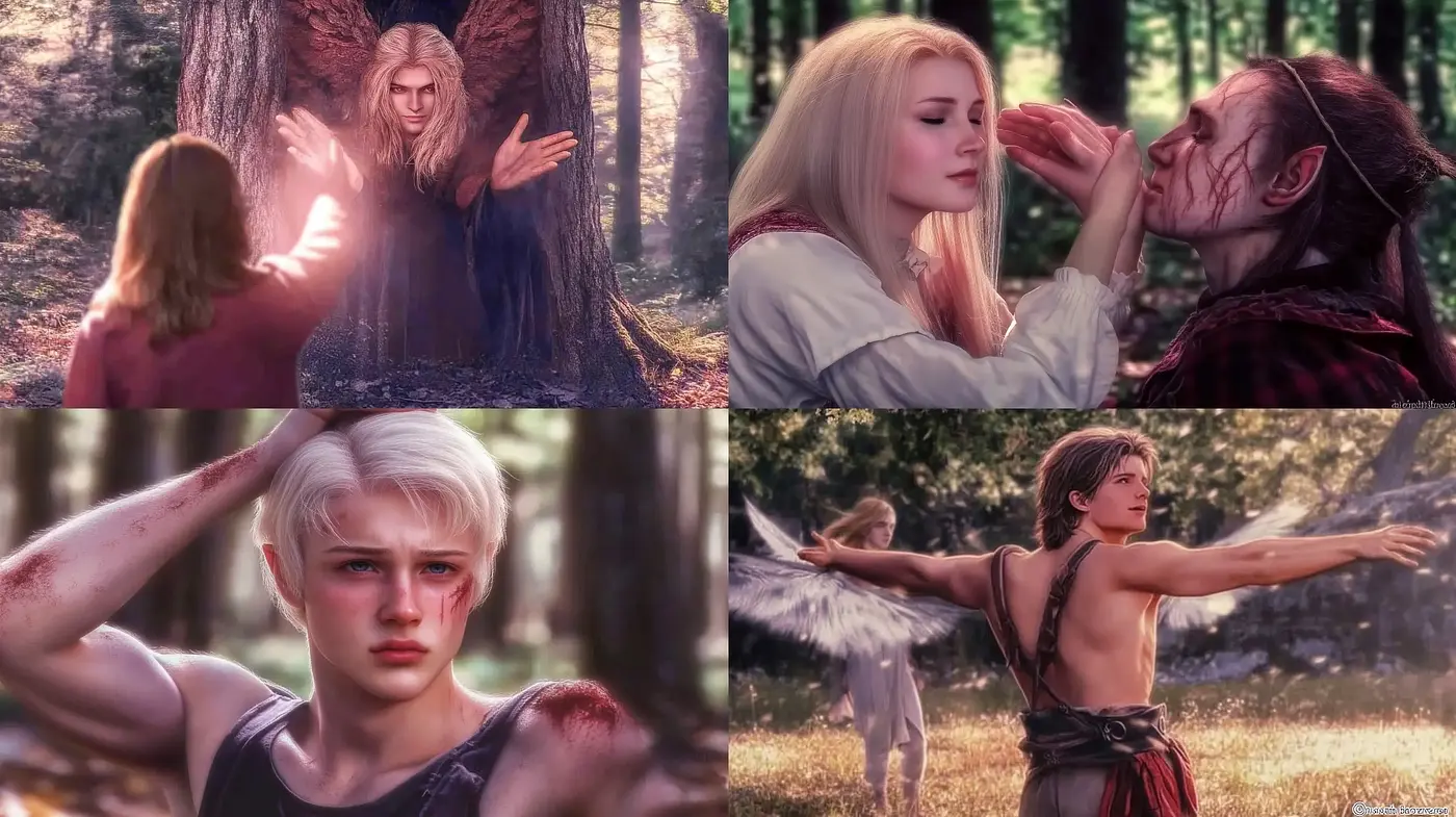 Ethereal Fantasy Tableaux with a Mythical Distillation of Light and Color - Midjourney sref style