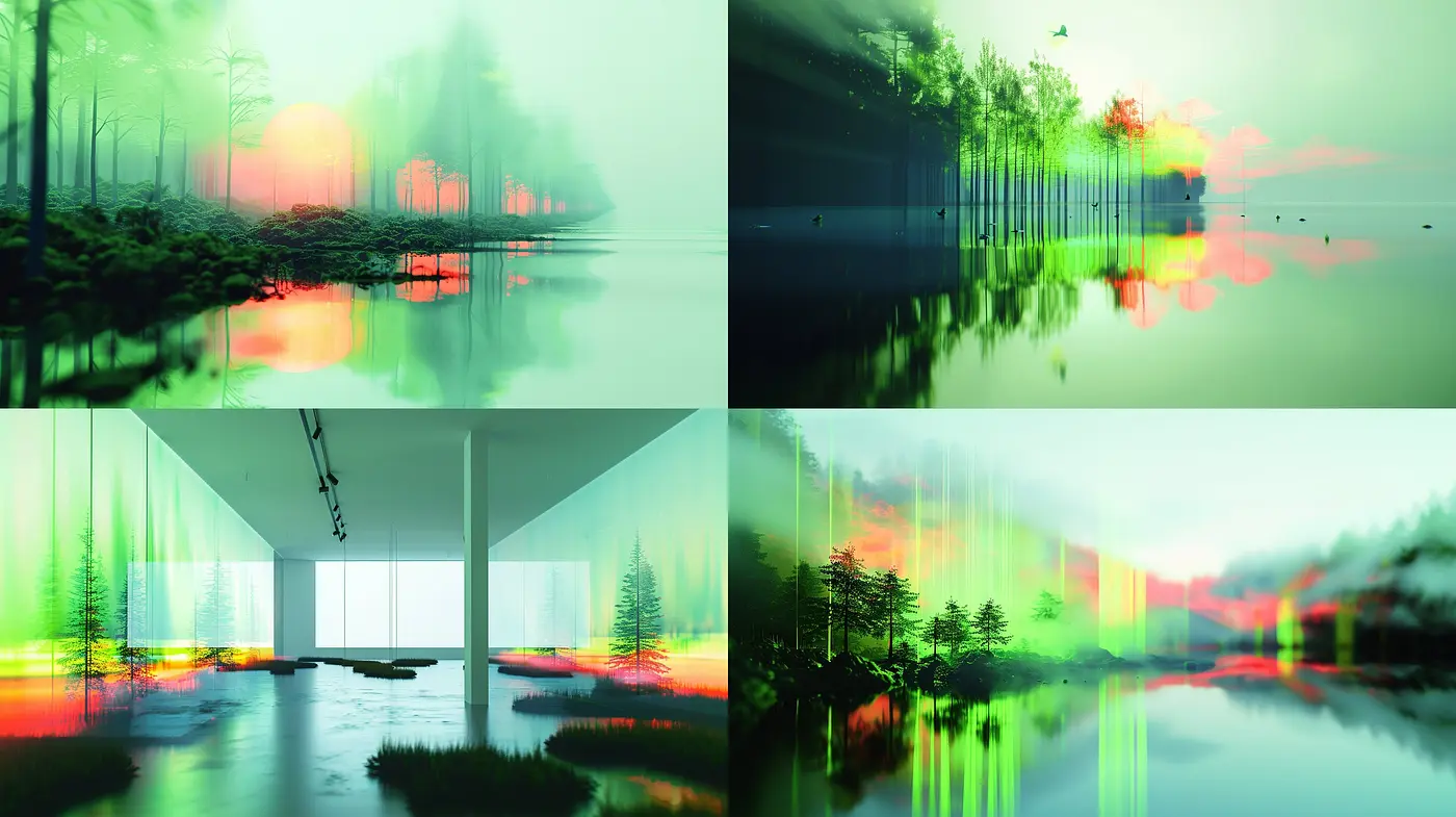 Ethereal Nature's Dream: An Exploration in Luminous Pastel Impressionism - Midjourney sref style