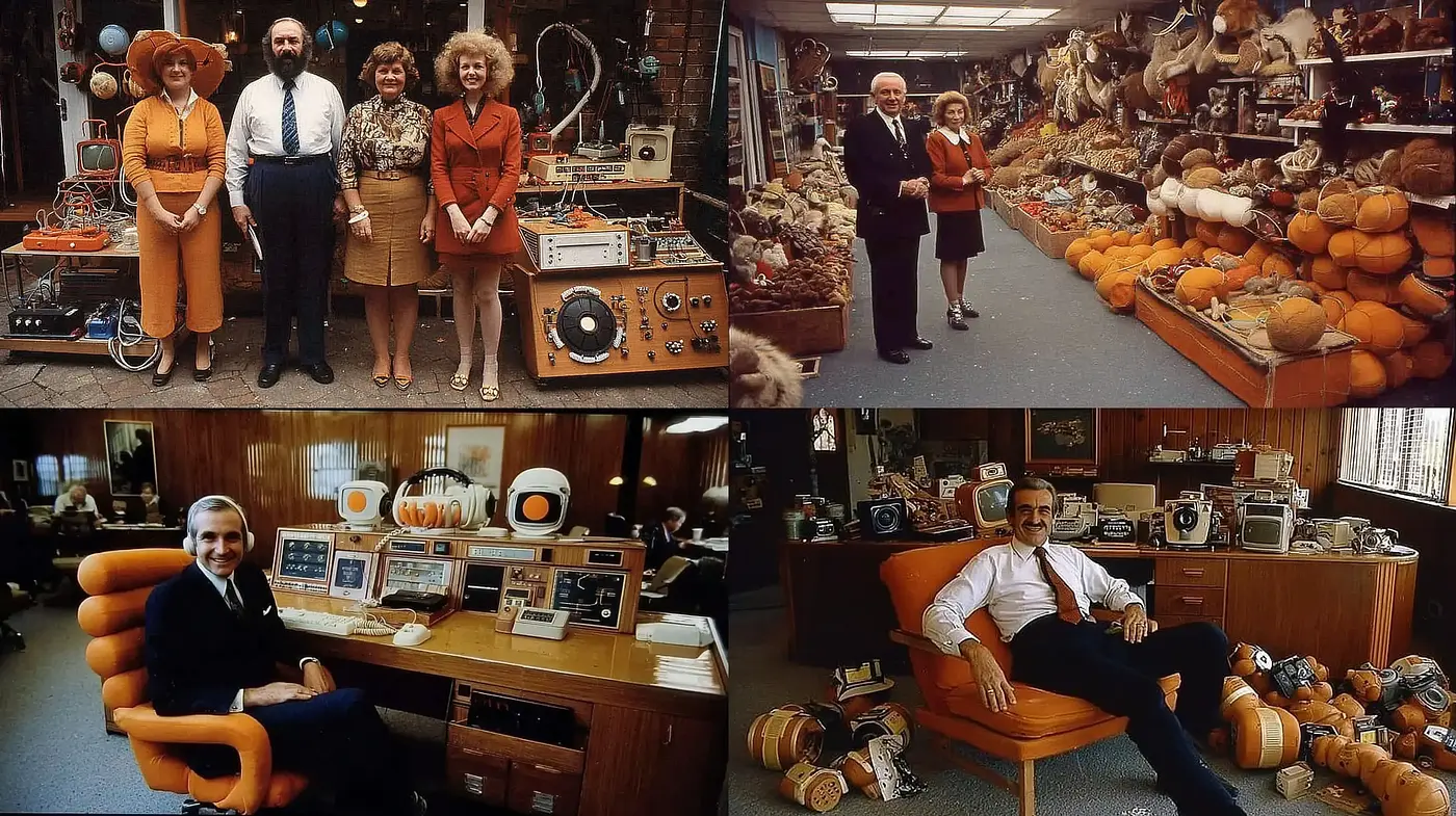 Retro Aesthetic with Nostalgic Charm and Distinctive Textures - Midjourney sref style
