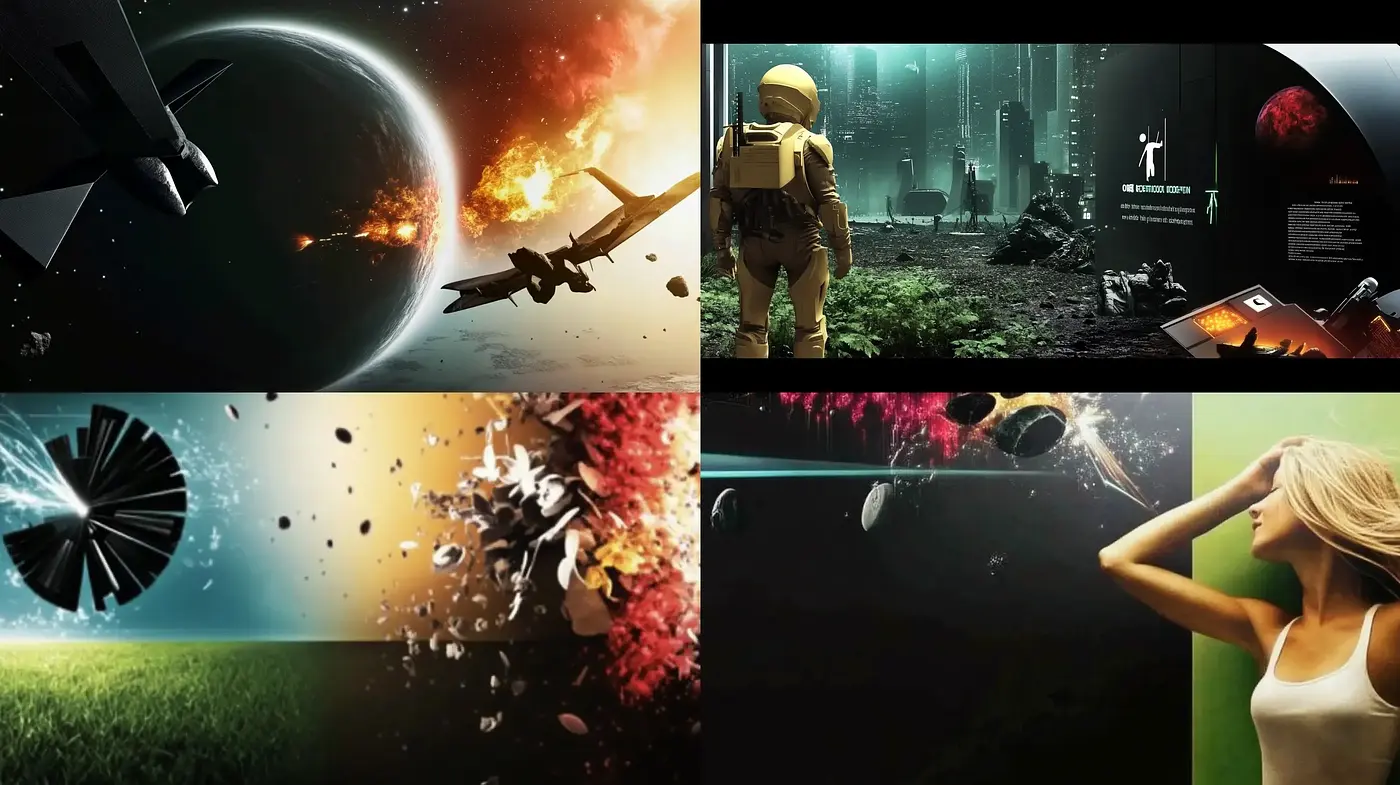 Futuristic Sci-Fi Explorations in Saturated Cinematic Tones - Midjourney sref style