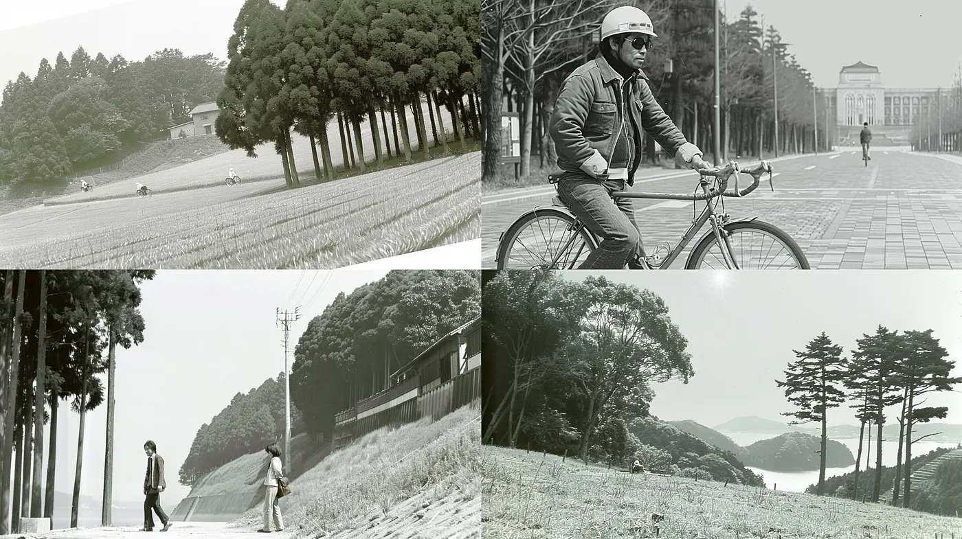 Monochromatic Serenity: A Harmonious Blend of Vintage Shades and Timeless Compositions - Midjourney sref style