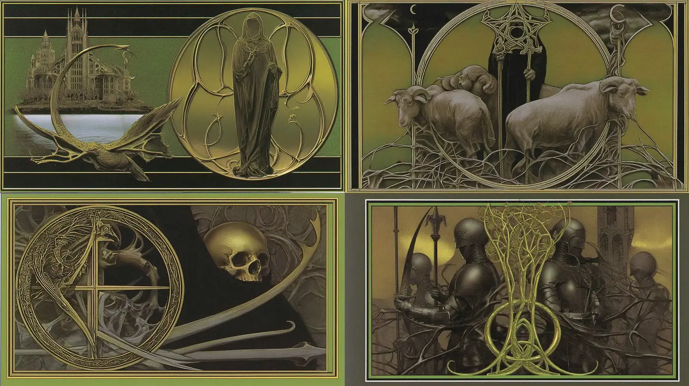 Ethereal Gothic Aesthetic with Intricate Detailing - Midjourney sref style