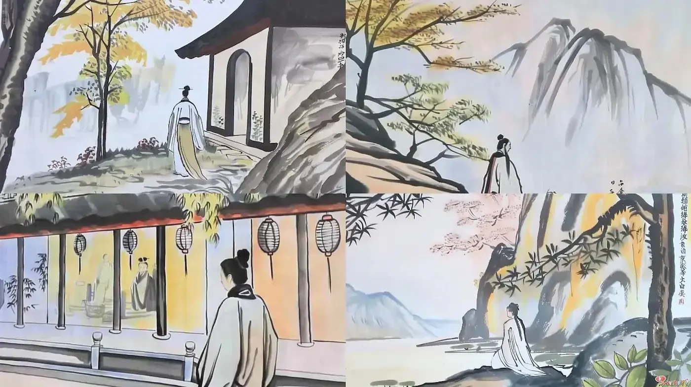 Ethereal Serenity in Eastern Ink Wash Landscapes - Midjourney sref style