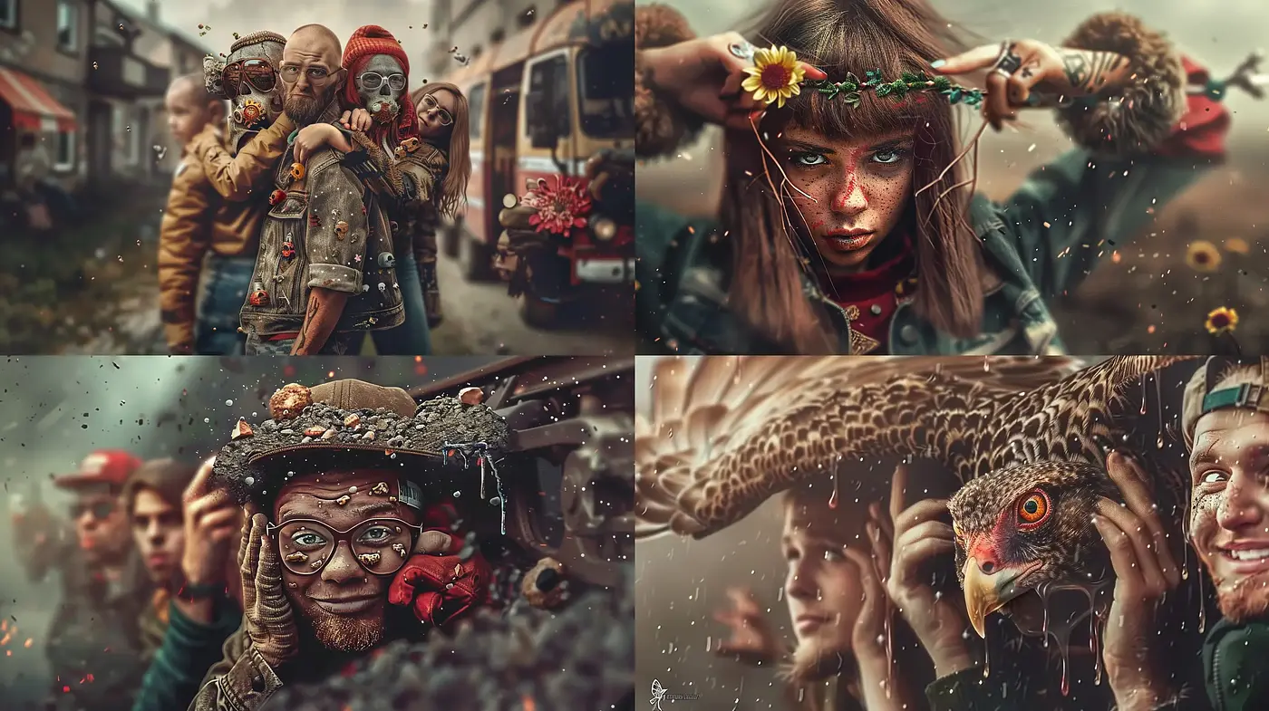 Whimsical Photorealism with a Surreal and Cinematic Essence - Midjourney sref style