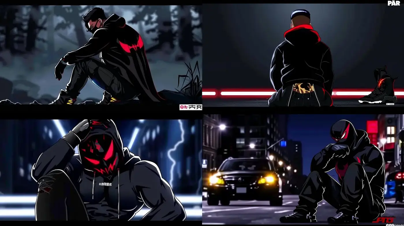Dynamic Modern Illustration with Urban Themes and Emotional Depth - Midjourney sref style
