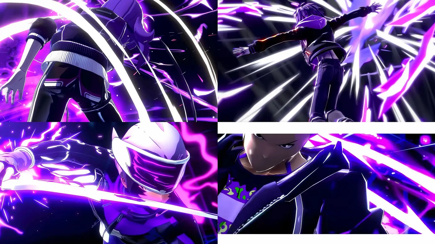 Neon Glow Cyberpunk Dynamic - Midjourney sref style