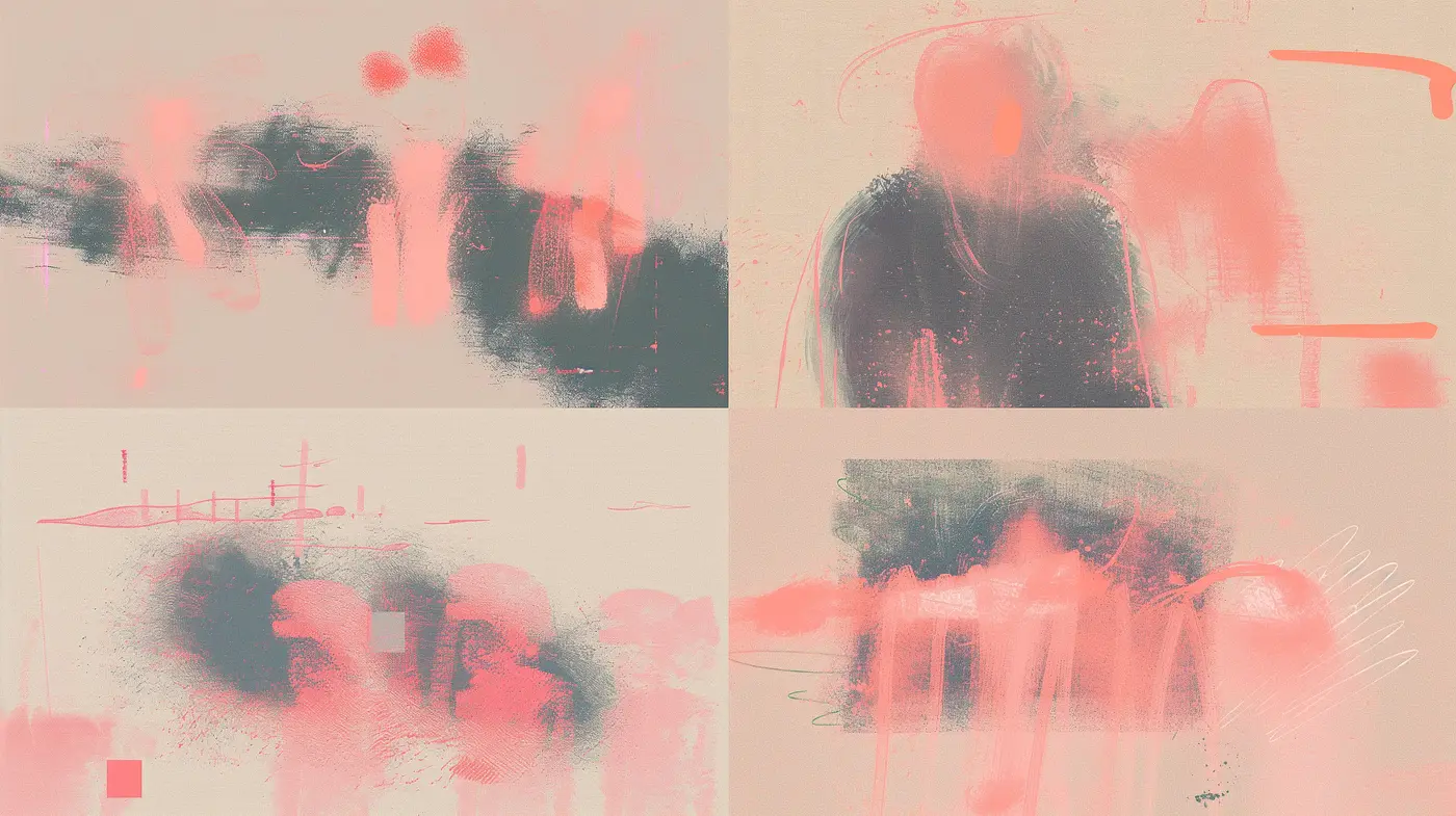 Whispering Chromatic Abstractions - Midjourney sref style