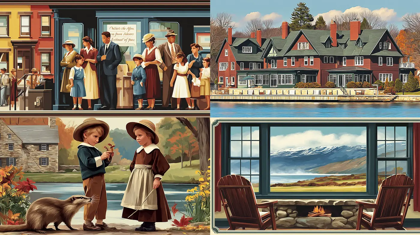 Nostalgic Americana with a Warm, Cozy Essence - Midjourney sref style