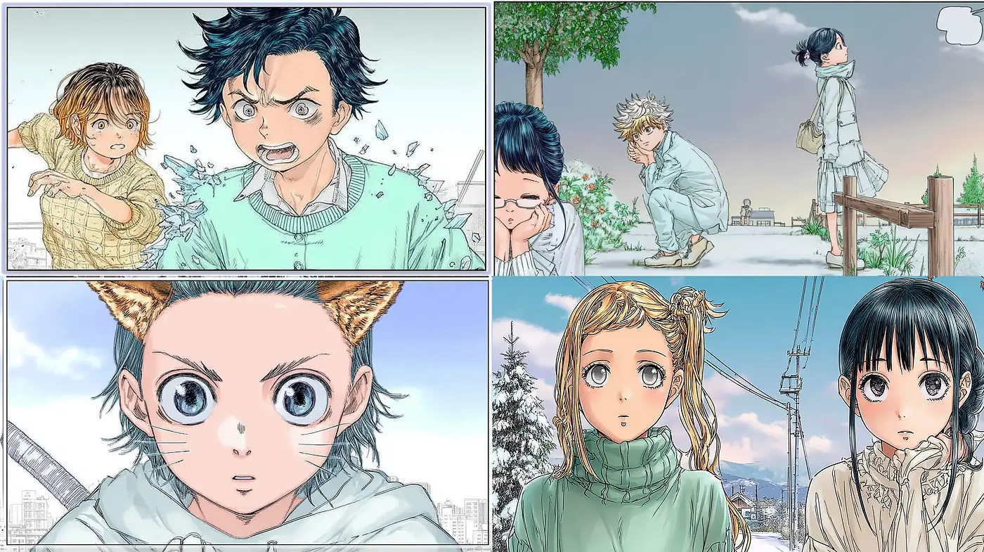 Whimsical and Emotional Manga-Inspired Illustrations with a Crisp Aesthetic - Midjourney sref style