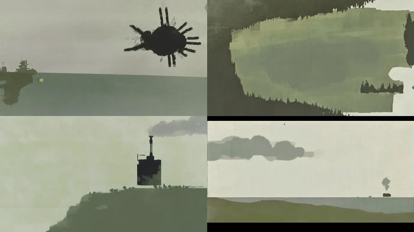 Muted Tonal Landscapes in Abstract Minimalism - Midjourney sref style
