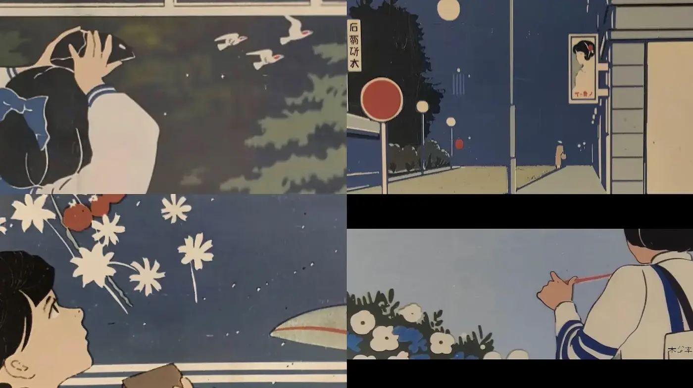 Consistent Elements in a Vintage Japanese Aesthetic with a Nostalgic Mood - Midjourney sref style