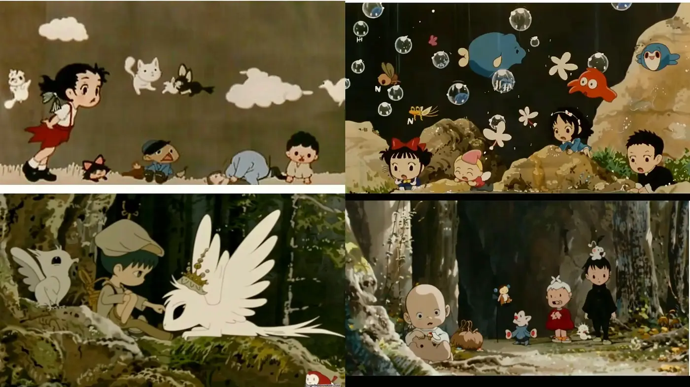 Enchanted Whimsical Worlds: A Consistent Homage to Anime Fantasia - Midjourney sref style