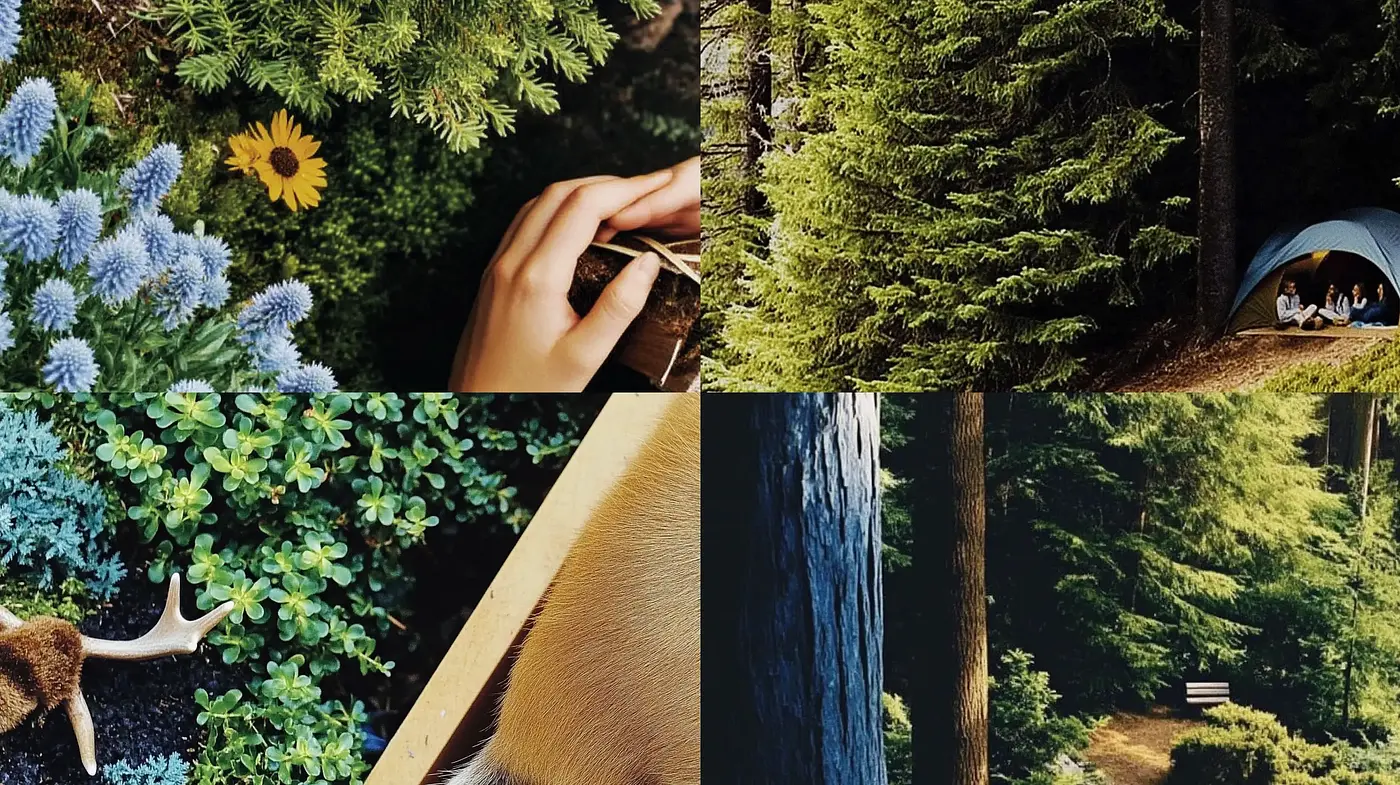 Consistent Naturalistic Serenity in Earthen Tones: A Study of Continuous Style Elements - Midjourney sref style
