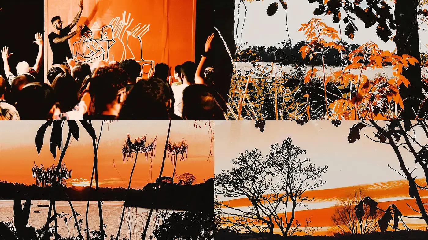 Dynamic and evocative imagery with a warm, earthy tone - Midjourney sref style
