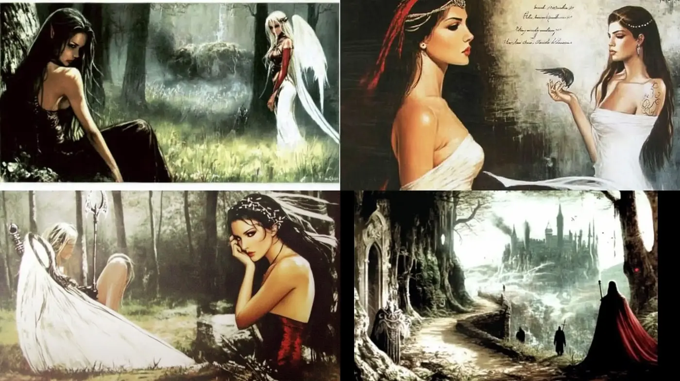 Mystical Enchantment in Ethereal Landscapes - Midjourney sref style