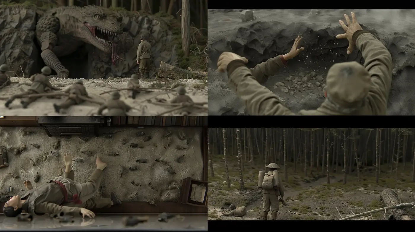 Cinematic Realism with a Desaturated Wilderness Ambiance - Midjourney sref style