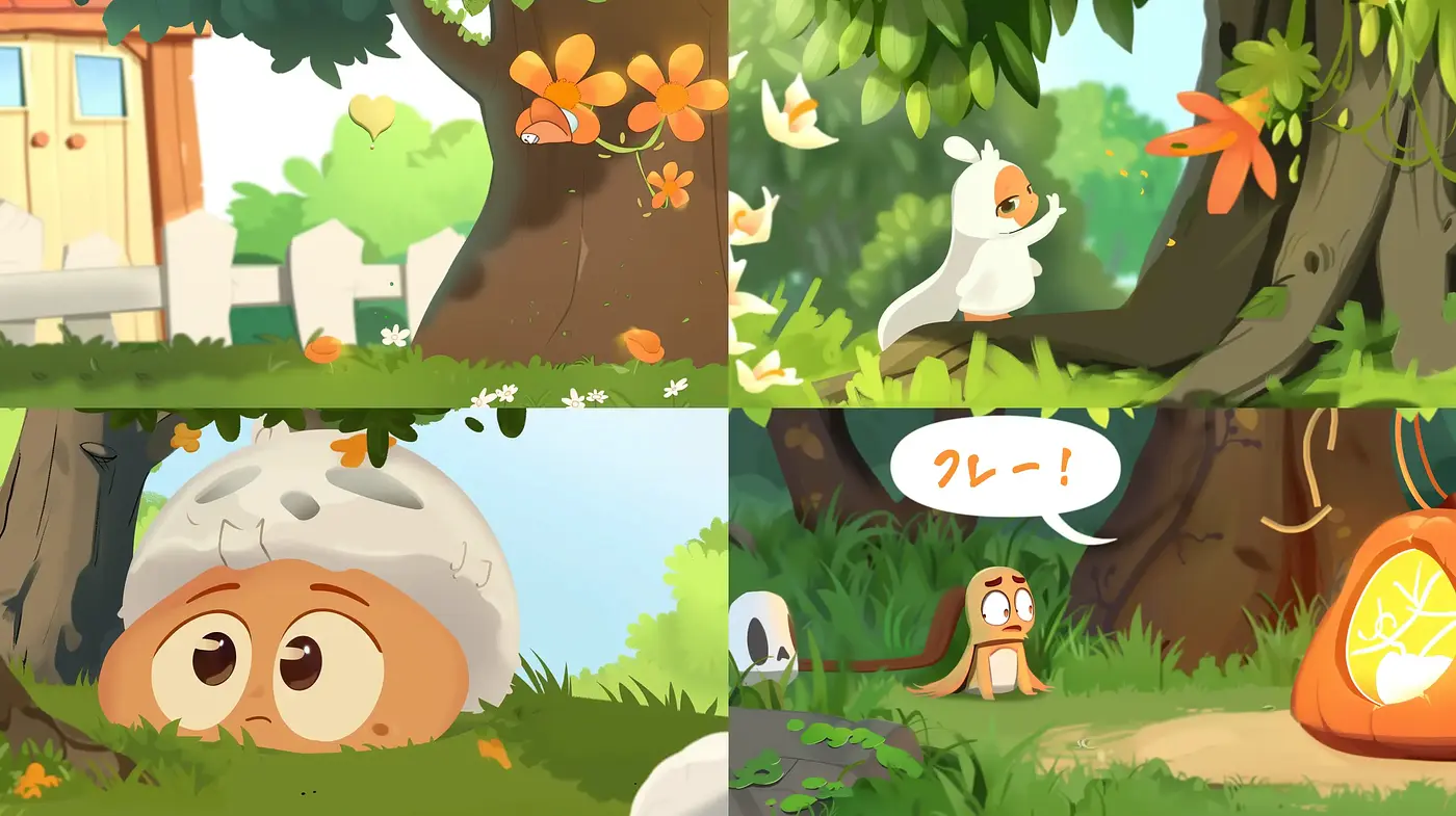 Consistently Whimsical Woodland Scenes with Expressive Characters - Midjourney sref style