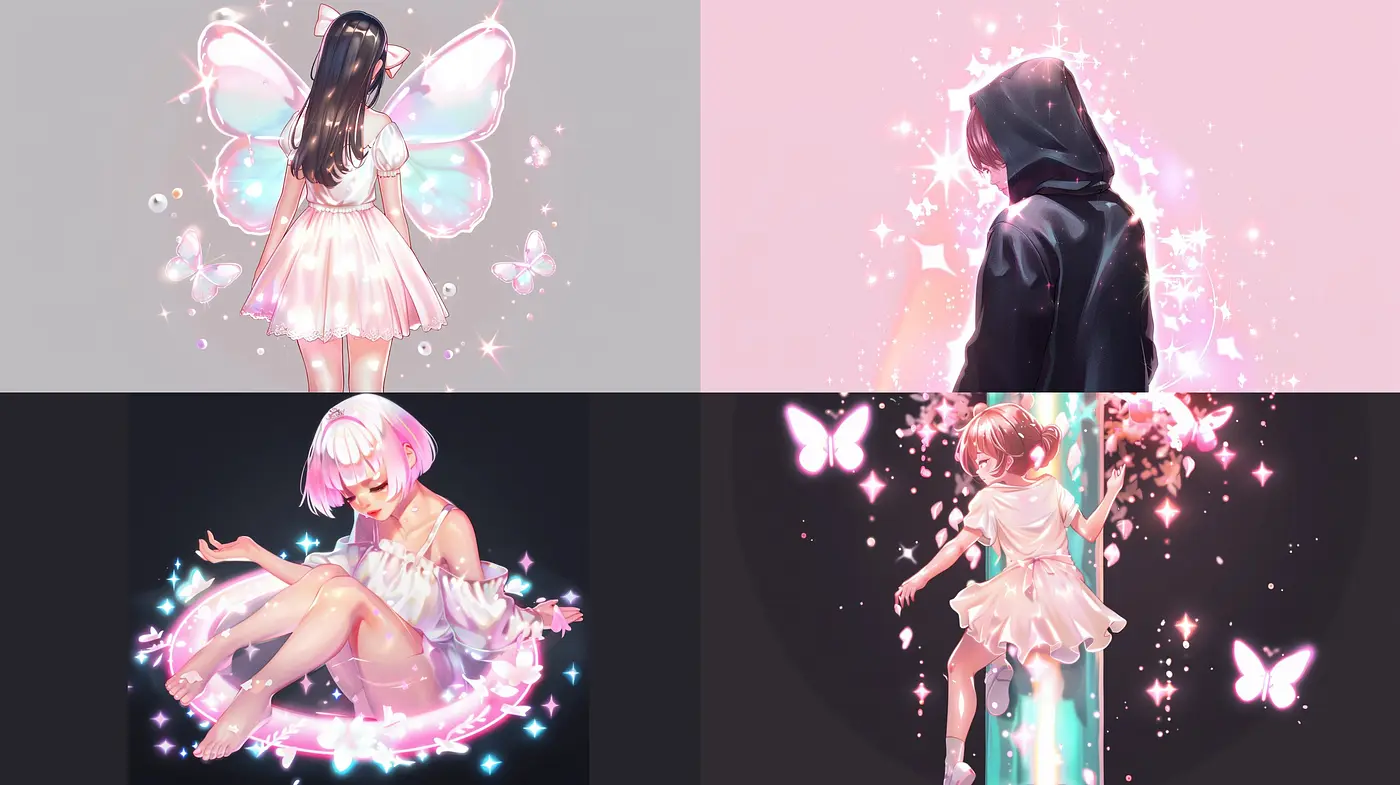Ethereal Luminescence: A Whimsical Fusion of Pastel Hues and Dreamlike Glow - Midjourney sref style