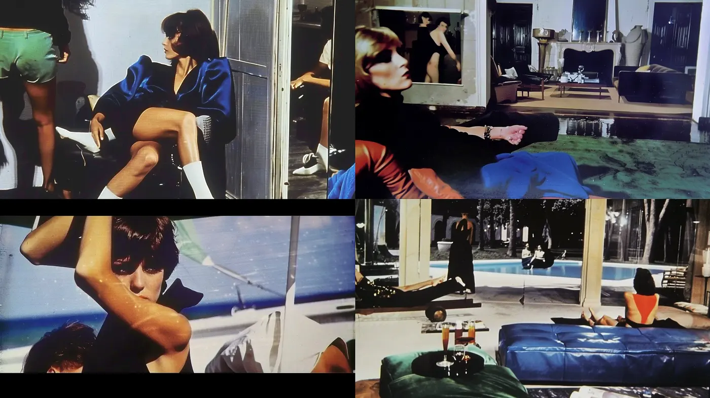 Cinematic Nostalgia in Dynamic Tones: A Harmonious Blend of Filmic Hues and Retro Vibes - Midjourney sref style