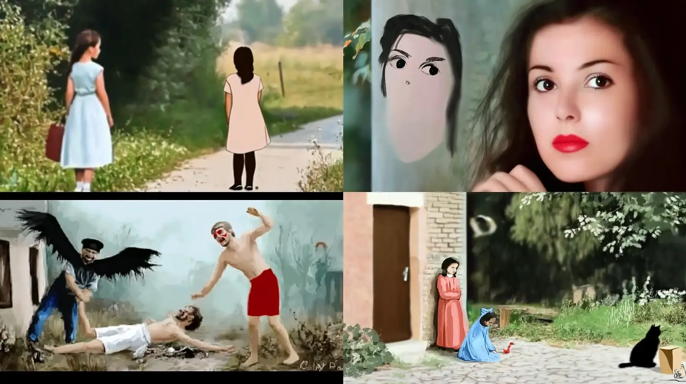 Whimsical Nostalgia in Pastoral Hues - Midjourney sref style