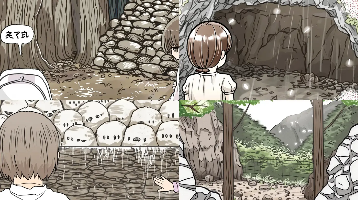 Harmonized Earthtone Anime Narrative - Midjourney sref style