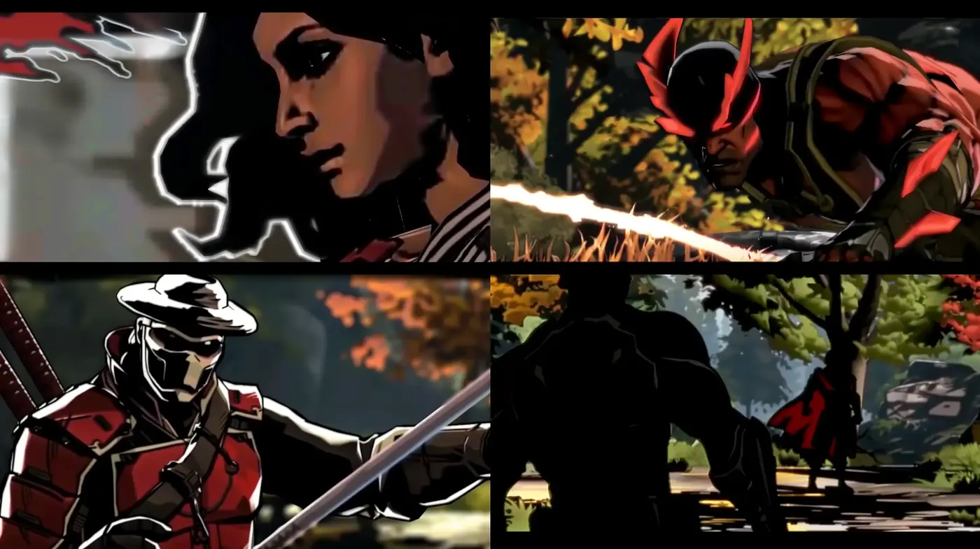 Graphic Novel Panache with Dynamic Shadows and Rich Contrasts - Midjourney sref style