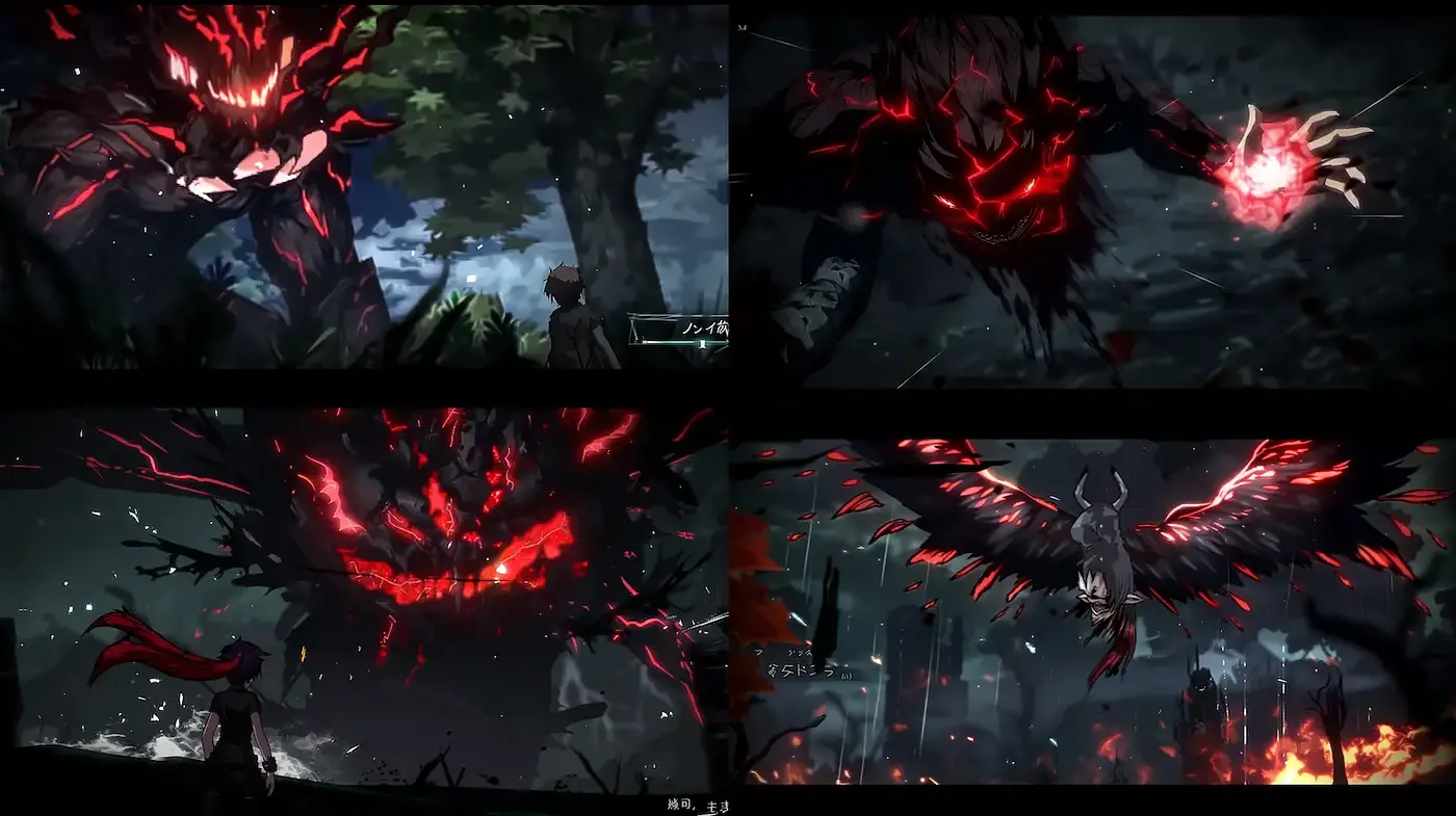 Dark Fantasy Aesthetic with Chaotic Elements and Distinct Character Designs - Midjourney sref style