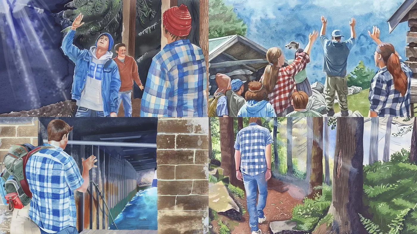 Consistent Nostalgic Watercolor Journey Across Varied Landscapes - Midjourney sref style