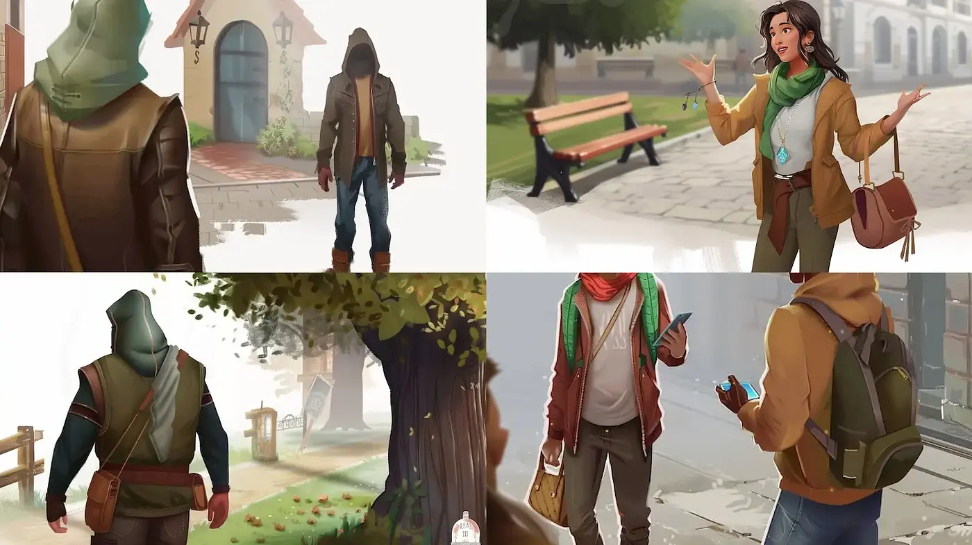 Contemporary Narrative Character Illustrations with an Intriguing Atmosphere - Midjourney sref style