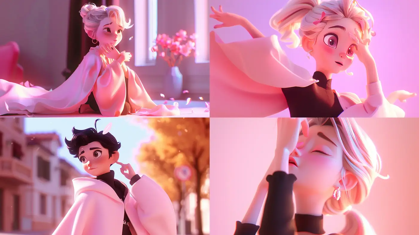 Warm Pastel Radiance with Contemporary Anime Infusion - Midjourney sref style