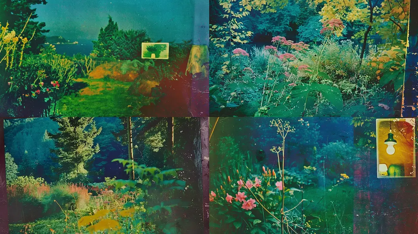 A Vivid Exploration of Nature with a Surreal Touch - Midjourney sref style